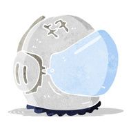 cartoon astronaut helmet N33