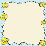 Happy Sun Border