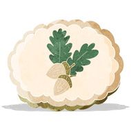 cartoon acorn symbol N4