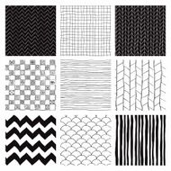 Abstract Hand Drawn Seamless Background Patterns N5