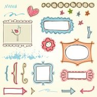 Doodle frames set N2