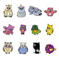 Set of owl