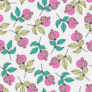 Berries seamless pattern