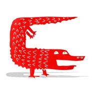 Cartoon Crocodile N68