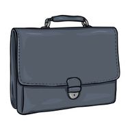 Vector Cartoon Briefcase N3