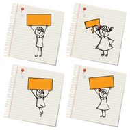 Stick people sign series N2