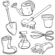 Gardening tools collection N2