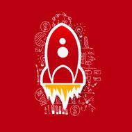 Drawing business formulas rocket N10