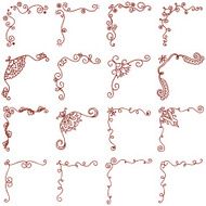Mehndi Curly Corners