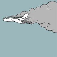 Cartoon Plane N10