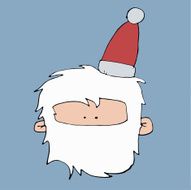 Cartoon Santa N25