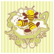 honey bee background