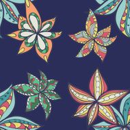 floral pattern with colorful blooming flowers N3
