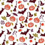 Seamless pattern for Halloween N3