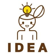 idea bulb in human head