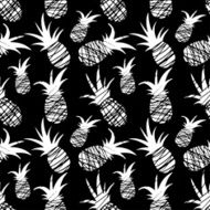 Seamless pattern with pineapples N4