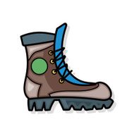 camping boot doodle N2