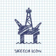 Oil platform icon N12