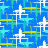 Pattern with stripes and crosses N8