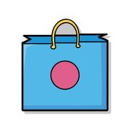 shopping bag doodle N6