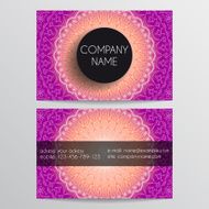business card from patterns N15