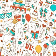 Seamless birthday pattern N2