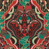 Vintage indian seamless pattern N5