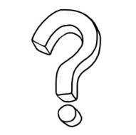 question mark cartoon