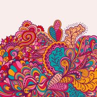 Colorful Doodle Background
