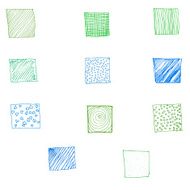 Strokes doodle vector set N2
