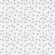 Hand Drawn dandelion Seamless Pattern