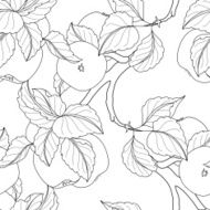 Vector Seamless Colored Fruit Pattern N5