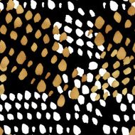 Seamless trendy blog background with handdrawn gold and black in N2