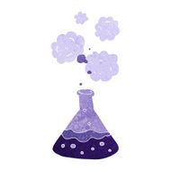 cartoon science chemicals N6