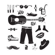 Hipster Clothing and Accessories Collection