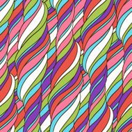 Seamless wave abstract hand drawn pattern N2