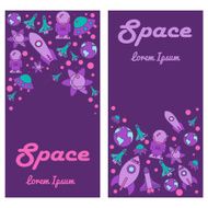Space vertical banners