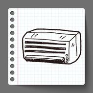 air conditioning doodle N13