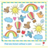 Illustration Educational Game for Children - find picture withuot copy N6
