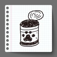 doodle dog food can N6