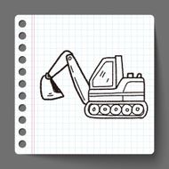 Excavator doodle N20