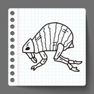 Flea doodle N6