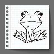 frog doodle N9
