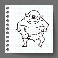 giant ogre doodle N27