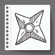 ninja weapon doodle N18