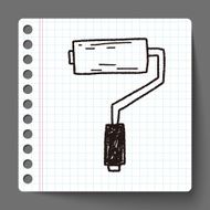 paint brush doodle N19