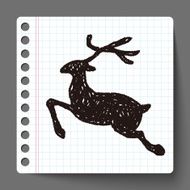 reindeer doodle N13