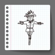 Scarecrow doodle N18