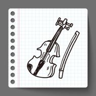 Violin doodle N6