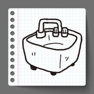 water basin doodle N7